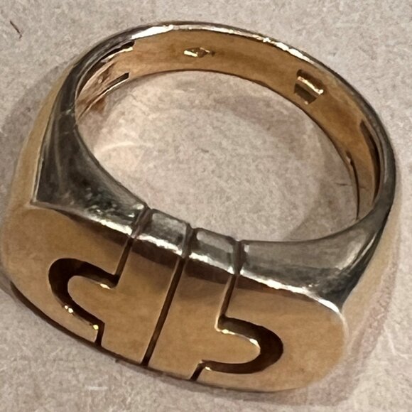 Bvlgari Bulgari 18K YG Parentesi Ring - Picture 3 of 7